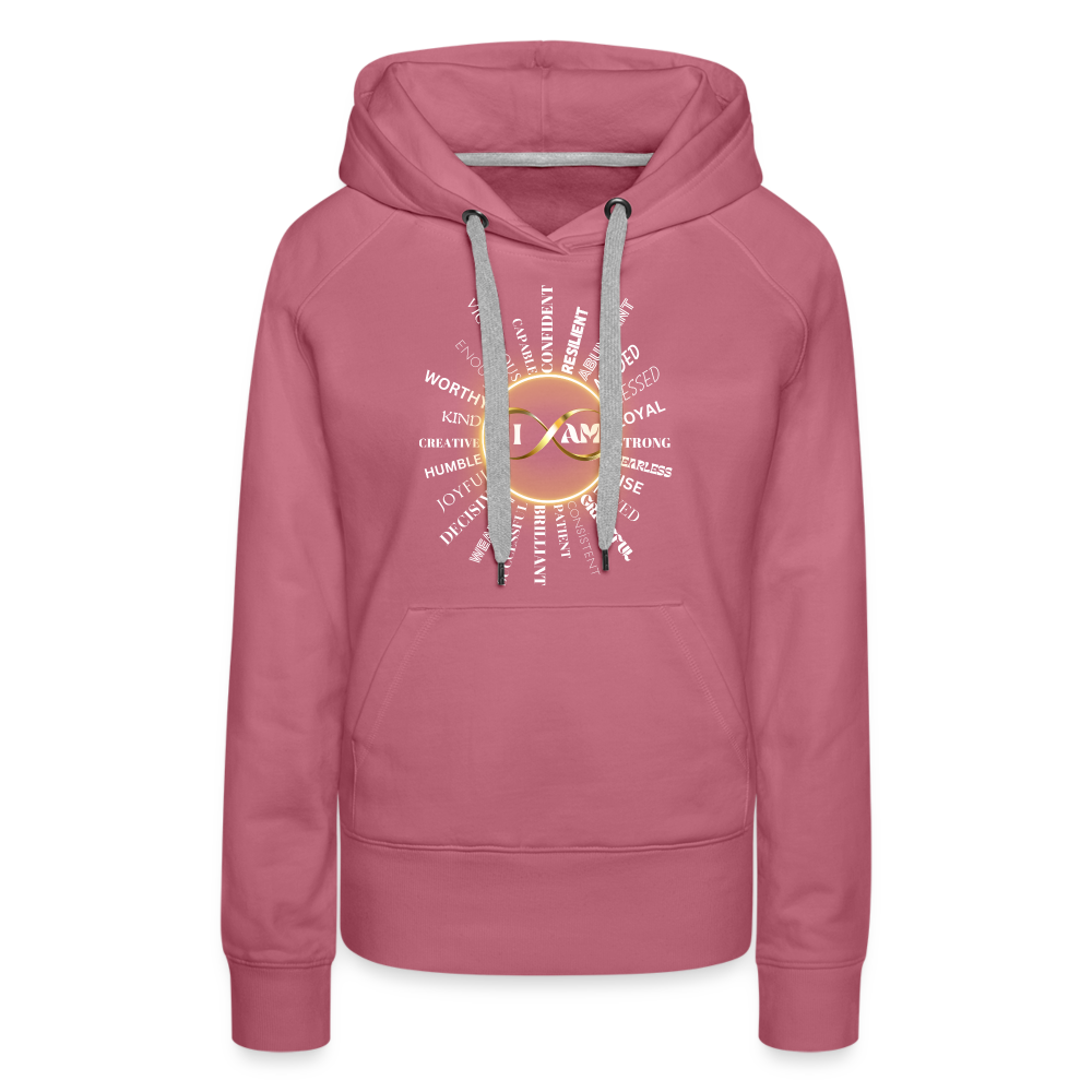 I AM Women’s Premium Hoodie - mauve